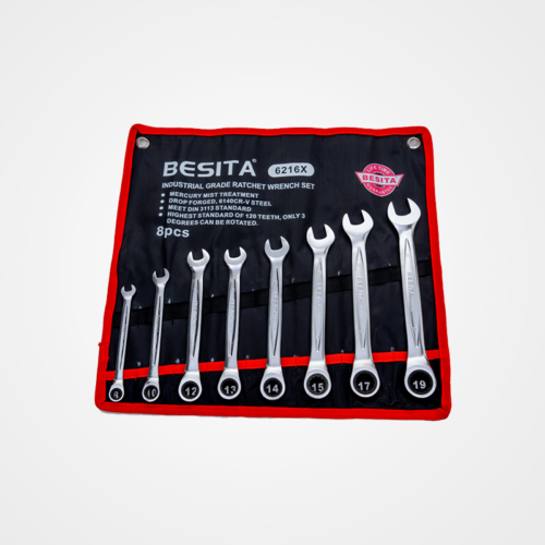 8pcs Industrial Ratchet Combination Wrenches (Mercury Fog) 8pcs Industrial Ratchet Combination Wrenches (mercury Fog)