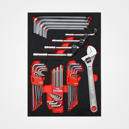 37pcs Hexagon Wrench Tool Set (In Tray) 37pcs Hexagon Wrench Tool Set (in Tray)